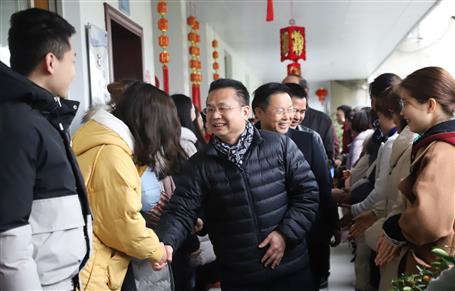 【開工大吉】新年新氣象！公司領(lǐng)導班子向干部職工拜年