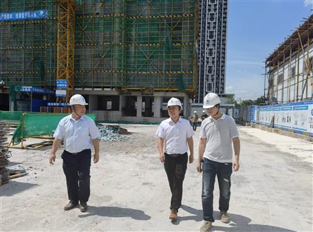 廖立波率隊到中房美佳項目開展2021年第三季度安全生產(chǎn)質量綜合大檢查