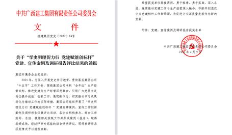 【喜訊】冶建公司3項宣傳、黨建成果榮獲集團(tuán)公司表彰