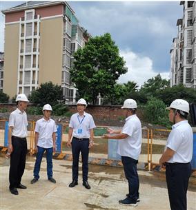 歐志永到冶建公司祥云江山悅項(xiàng)目開(kāi)展2022年上半年質(zhì)量安全綜合大檢查