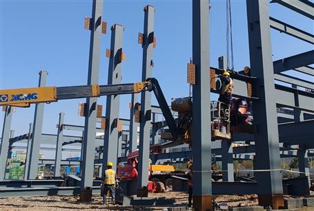 【真抓實(shí)干 奮勇爭先】冶建第十分公司一區(qū)外項(xiàng)目“火力全開”搶進(jìn)度