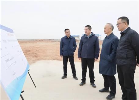 吳紅展到冶建第三分公司項目調研